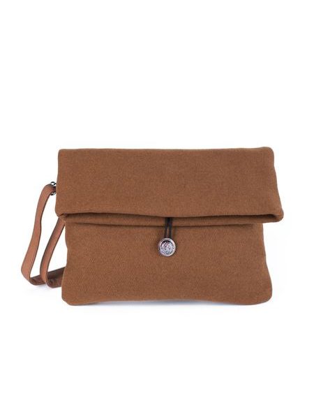 Jednoduché psaníčko hnědé