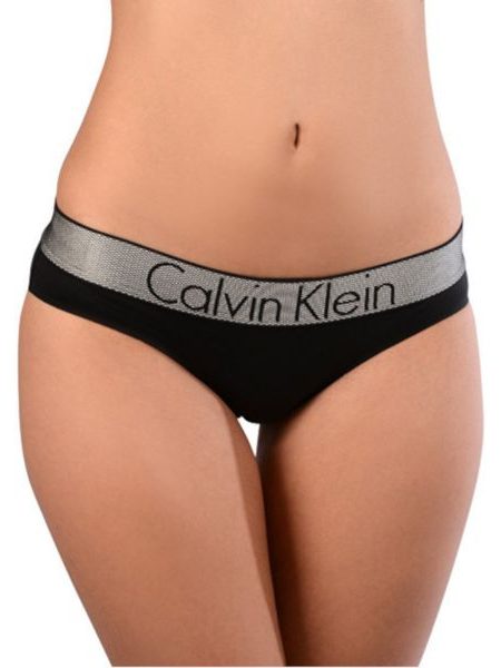 Dámské kalhotky CALVIN KLEIN QF4055E černé