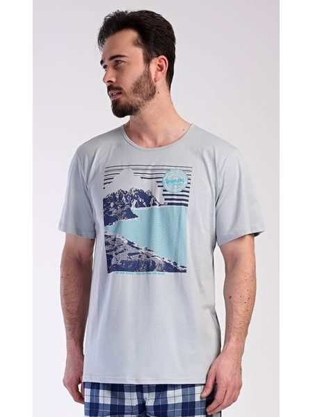 Pánské pyžamo šortky Wander - šedá