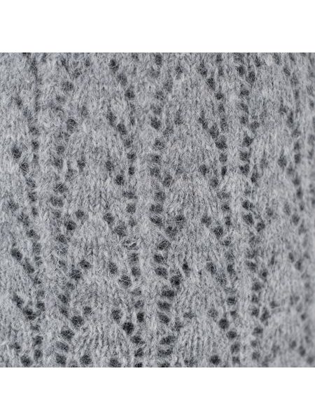 Pletený klobouk šedý