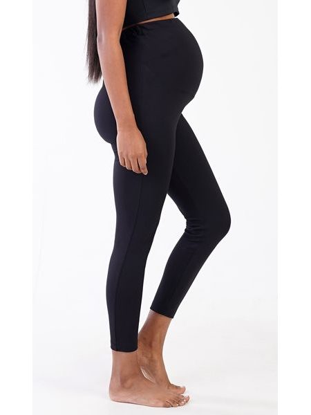 Dámské mateřské elastické kalhoty Julie - černá