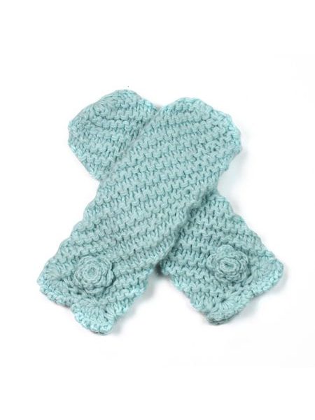 Rukavičky s růžičkou
