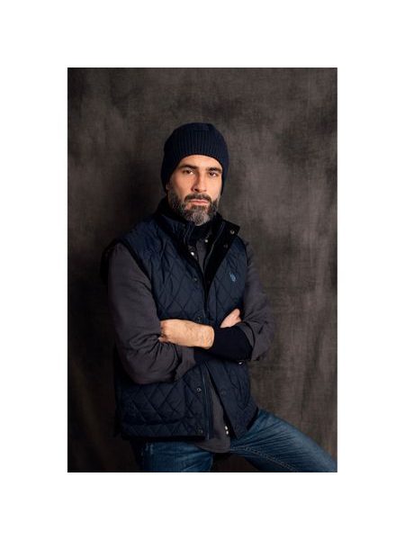 Normanská čepice - tmavomodrá