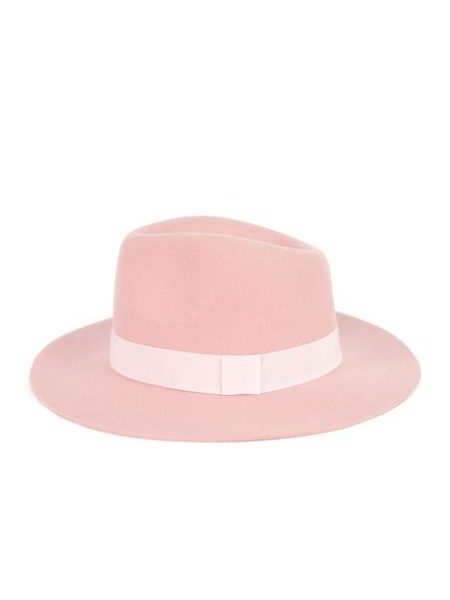 Podzimní dámský klobouk růžový