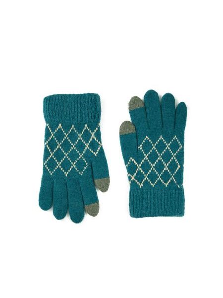Rukavice modrozelené