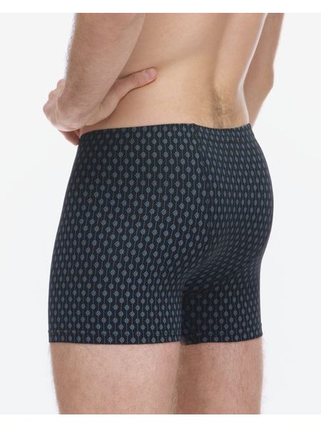 Boxerky s delší nohavičkou - Černá