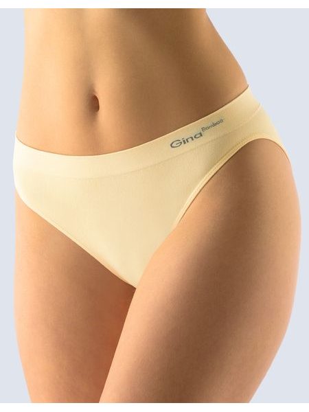 Dámské kalhotky bezešvé GINA Bamboo PureLine 00018P - tělová