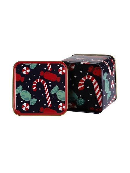 Ponožky Cukrátka tmavě modré v plechové dóze