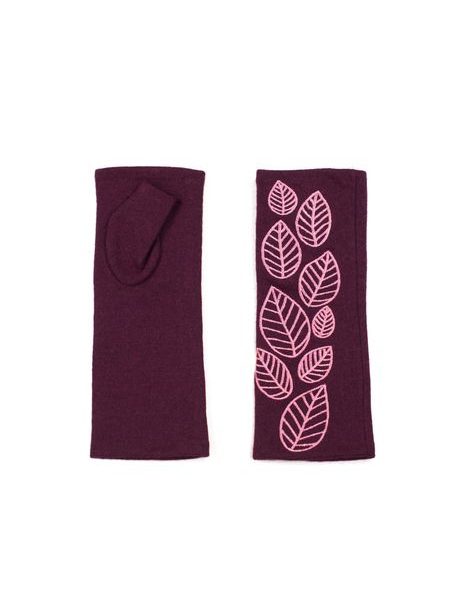 Rukavice bez prstů světle šedé