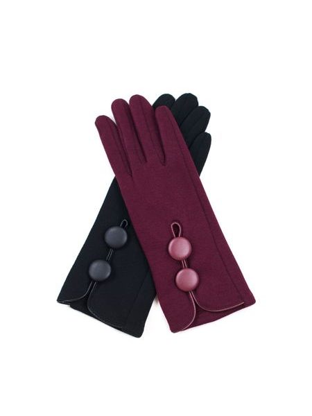 Vkusně zdobené elegantní rukavice světle šedé