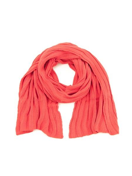 Meruňková dlouhá šála