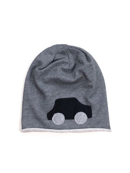 Dětská čepice s autíčkem