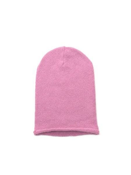 Angorská čepice - beanie světle růžová