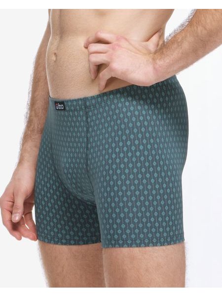 Boxerky s delší nohavičkou - Černá