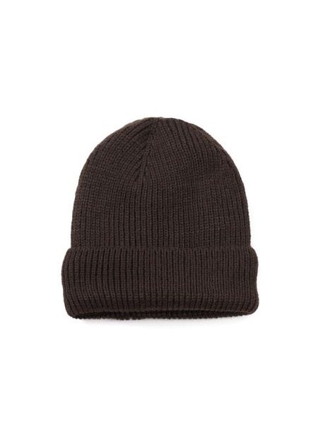 Teplá čepice hnědá