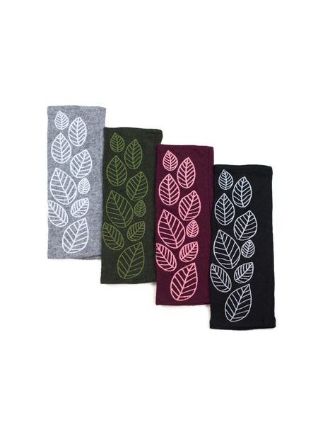 Rukavice bez prstů světle šedé