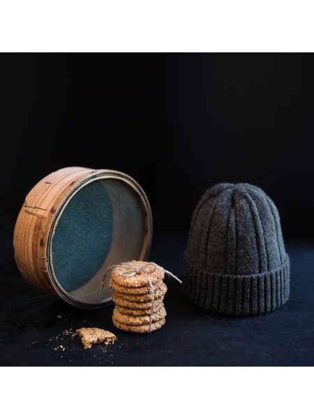 Čepice antracitová melanž