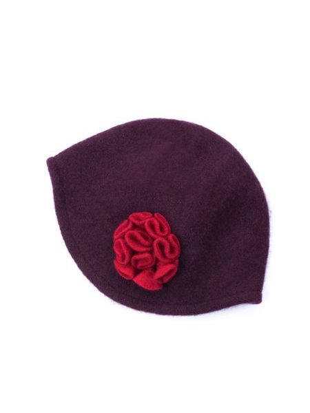 Elegantní čepice na zimu žlutá