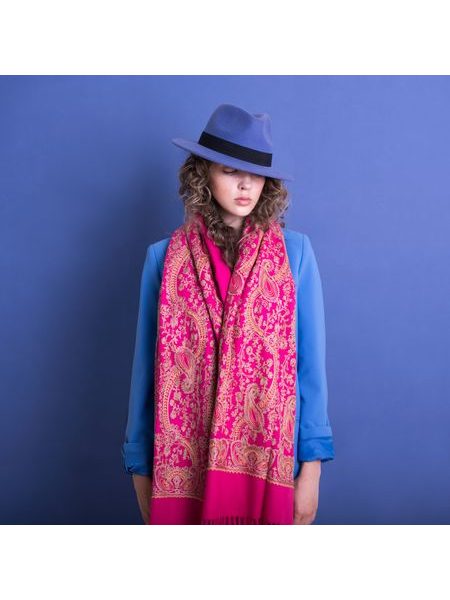 Dámský klobouk vlněný šedý