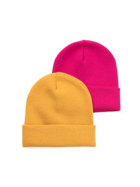 Zimní čepice unisex meruňková