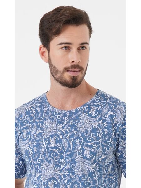 Pánské pyžamo šortky Šimon - modrá