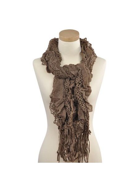 Šál - svetlohnedý