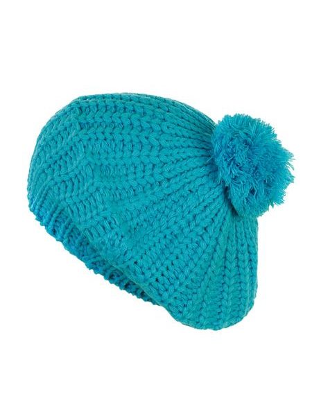 Baret s bambulí světle modrý