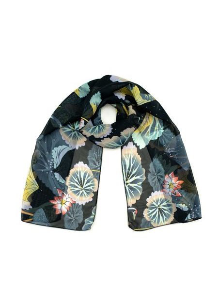 Jemná šála se zvířecím potiskem