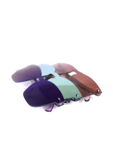 Zrcadlové sluneční brýle - fialovomodré