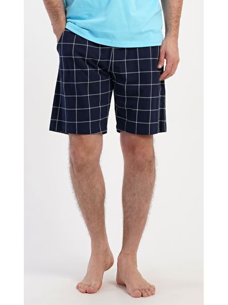 Pánské pyžamo šortky Freedom - azurová