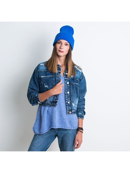 Dámská čepice Beskydy denim