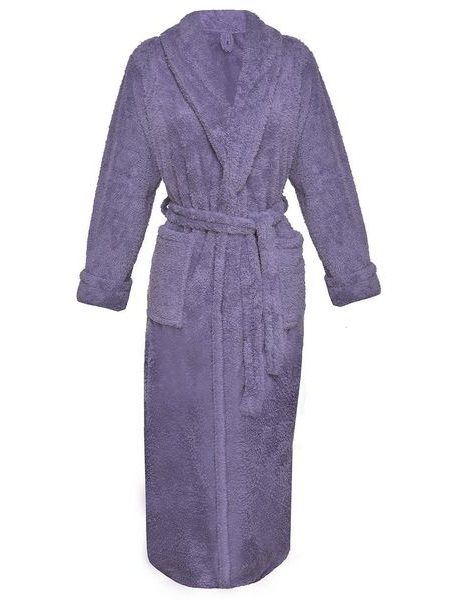 Dlouhý dámský župan Eliza fialový