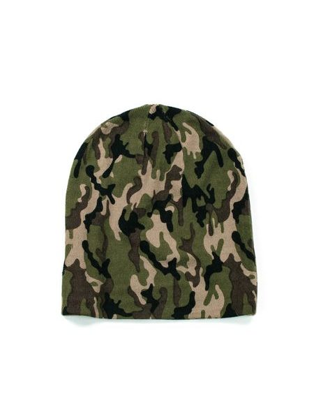 Stylová čepice - khaki