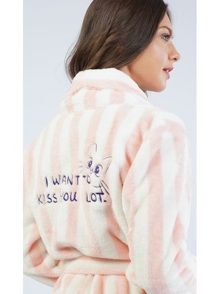 Dámský župan krátký Alice - lososová