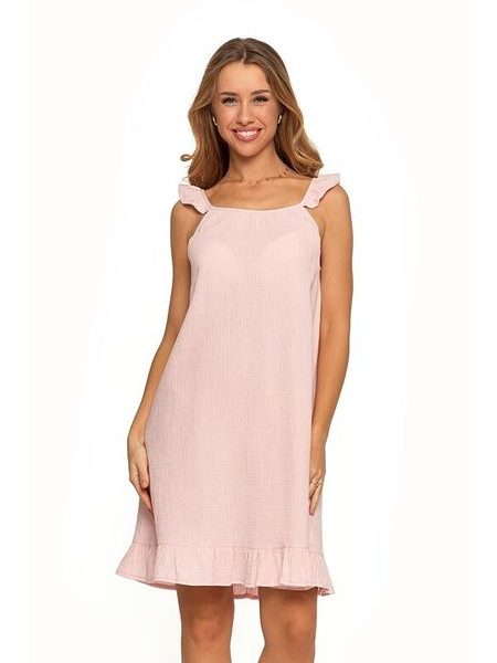 Dámská mušelínová košilka Vivi růžová