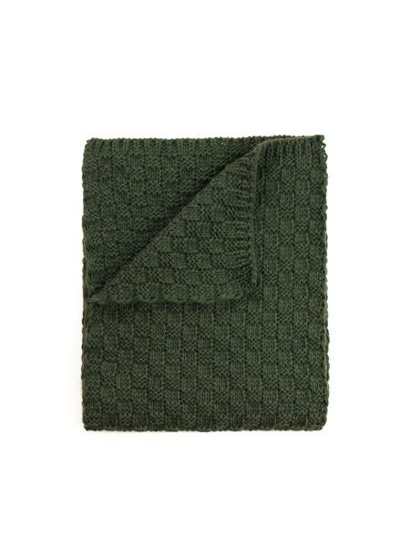 Klasická zimní šála s jednoduchou formou - černá