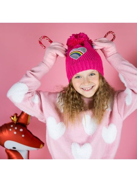 Dětské rukavice na zimu světle béžové