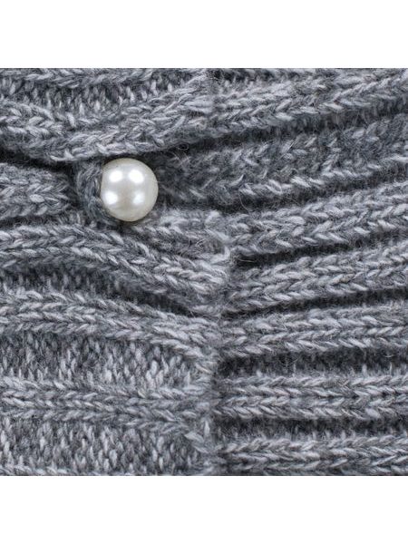 Vlněné rukavice s perlou