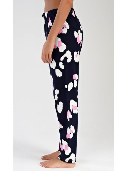Dámské pyžamové kalhoty Jana - tmavě modrá