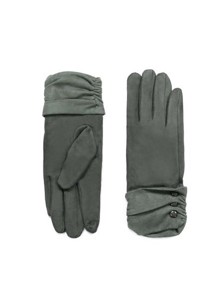 Elegantní rukavice s knoflíčky růžové