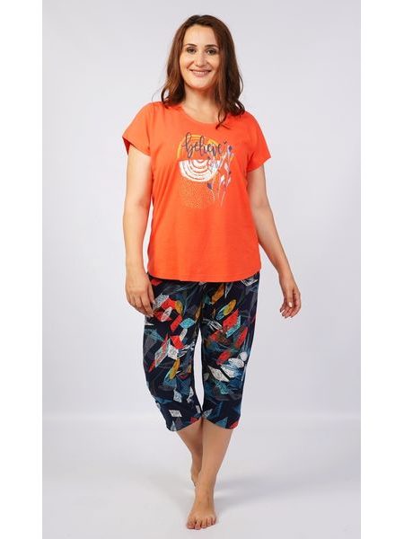 Dámské pyžamo kapri Belive - mentolová