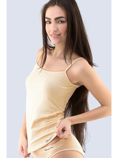 Dámská košilka prodloužená bezešvá Bamboo PureLine 08016P - tělová