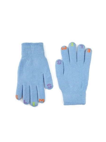 Dětské rukavice na zimu světle modré