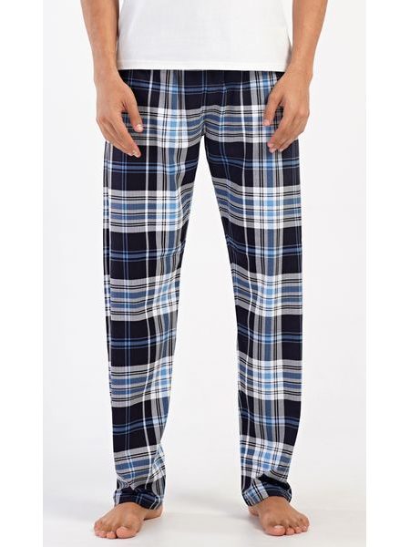 Pánské pyžamové kalhoty Bruno - modrá