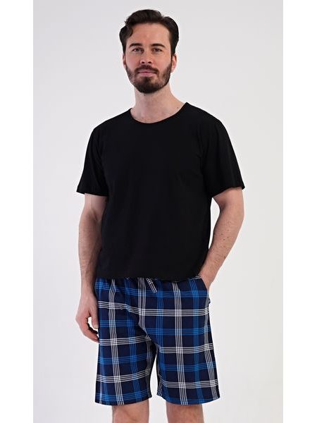 Pánské pyžamové šortky Matěj - tmavě modrá