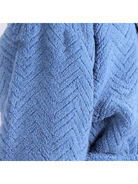 Dámský dlouhý župan se šálovým límcem ATHENA modrá