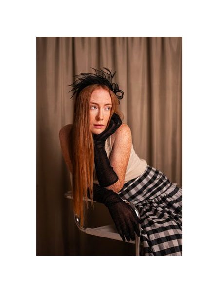 Fascinátor - černý