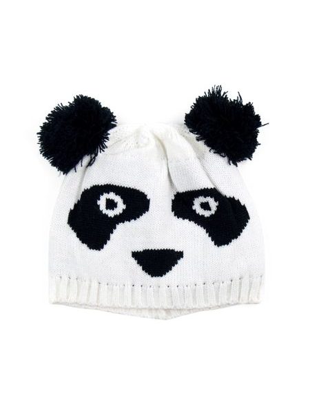 Čepice Panda - bílá