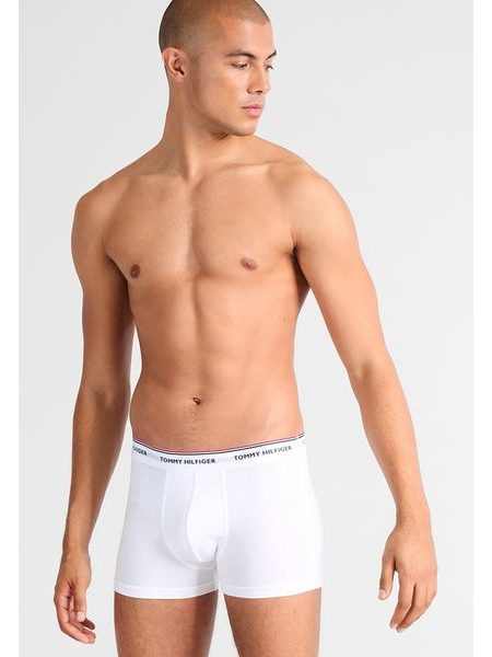 Pánské boxerky TOMMY HILFIGER Premium Essentials 3pack navy/červená/bílá