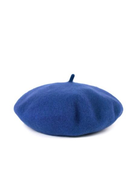 Klasický baret s anténkou modrý